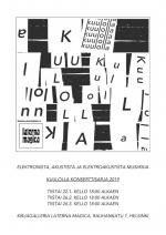 Kuulolla Konserttisarja 2019 flyer